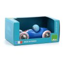 Vilac - GM versenyautó kék, fehér kerekekkel - JátékManufaktúra