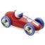 Vilac - GM versenyautó piros, kék kerekekkel - JátékManufaktúra