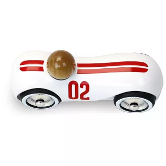 Vilac - Fehér streamline vintage fa autó - JátékManufaktúra