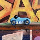 Vilac Fa autó Old Sport Compet - türkiz - JátékManufaktúra