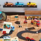 Vilac Fa autó Old Sport Compet - türkiz - JátékManufaktúra