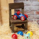 Vilac - Versenyautó Lucien kutyussal - JátékManufaktúra