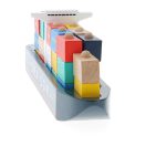 Vilac Konténerszállító hajó - fa építőjáték - JátékManufaktúra