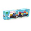 Vilac Konténerszállító hajó - fa építőjáték - JátékManufaktúra