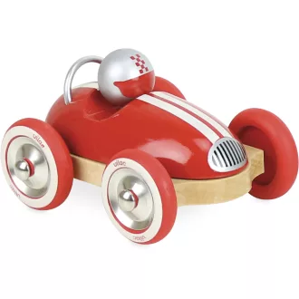 Vilac - Piros vintage roadster fa autó - JátékManufaktúra