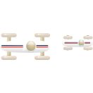 Vilac Fa autó - Nagy Grand Prix vintage fehér - JátékManufaktúra