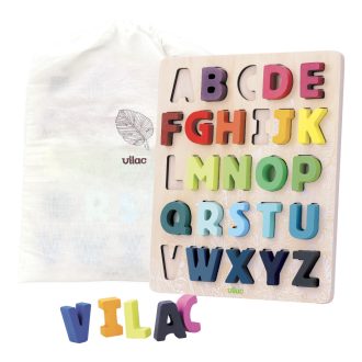 Vilac - Formaberakó puzzle - Ábécé - JátékManufaktúra