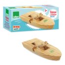 Vilac - Fa hajó gumis meghajtással - JátékManufaktúra