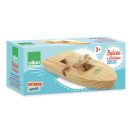 Vilac - Fa hajó gumis meghajtással - JátékManufaktúra
