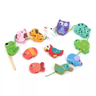 Vilac Fűzős játék - Házi kedvencek (cseh csomagolás) - JátékManufaktúra