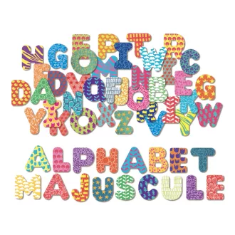 Vilac - Nagybetűs mágneskészlet - 56 db - JátékManufaktúra