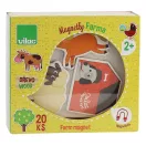 Vilac - Fa mágnesek - Farm (20 db) - JátékManufaktúra