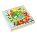 Vilac Fa készlet zábavných hier so zvieratkami 4 v 1 - JátékManufaktúra