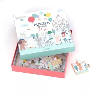 Vilac Panoráma puzzle - Párizs - Sarah Betz - JátékManufaktúra