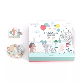 Vilac Panoráma puzzle - Párizs - Sarah Betz - JátékManufaktúra