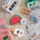 Vilac - Fa tamburin - A világ állatai, Sarah Betz - JátékManufaktúra