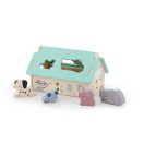 Vilac Fa formaillesztő - Házikó állatokkal - Sarah Betz - JátékManufaktúra