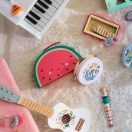 Vilac 3 darabos bőröndkészlet - Finom gyümölcsök - Sarah Betz - JátékManufaktúra