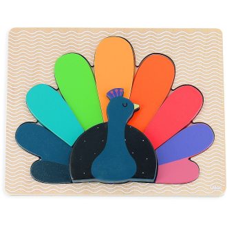 Vilac - Formaberakó puzzle - Páva - JátékManufaktúra