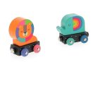 Vilac Színes állatos fa vonat - Andy Westface - JátékManufaktúra.hu