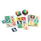 Vilac Szivárványos állatos fa bingó - JátékManufaktúra