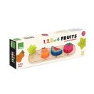 Vilac - Formaberakó puzzle - Gyümölcsös számolás, Sarah Betz - JátékManufaktúra