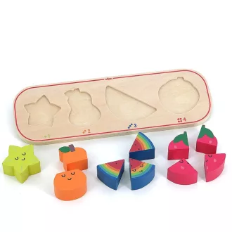 Vilac - Formaberakó puzzle - Gyümölcsös számolás, Sarah Betz - JátékManufaktúra