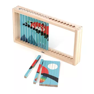 Vilac - Fa 4D kirakó: Állatok - JátékManufaktúra