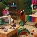 Vilac - Fa futóbicikli: Színes kutyus - JátékManufaktúra