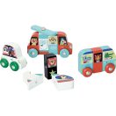 Vilac - Fa mágneses puzzle - Közlekedés - JátékManufaktúra