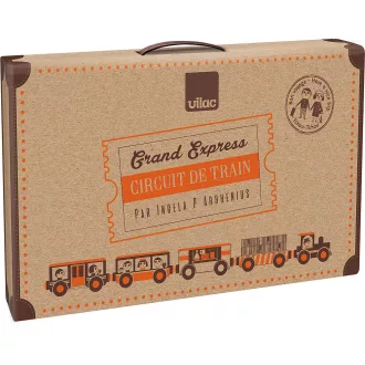 Vilac Fa vonatpálya - Grand Express - JátékManufaktúra