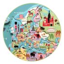 Vilac Mágneses térkép - Világ (Ingela P. Arrhenius) - JátékManufaktúra