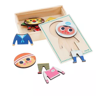 Vilac - Öltöztetős puzzle - Jules - JátékManufaktúra