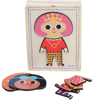 Vilac - Öltöztetős puzzle - Jade - JátékManufaktúra