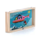 Vilac - Fa 4D kirakó: Közlekedési eszközök - JátékManufaktúra