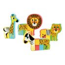 Vilac - Fa puzzle - Vidám szafari - JátékManufaktúra