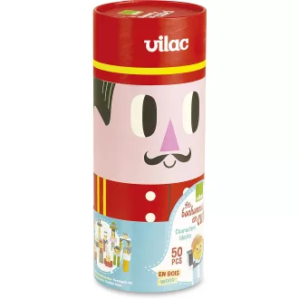 Vilac - Fa építőkockák - Figurák - JátékManufaktúra