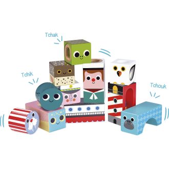 Vilac Fa hangkockák - Tenger - JátékManufaktúra