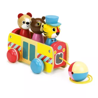 Vilac Húzható busz állatokkal - JátékManufaktúra