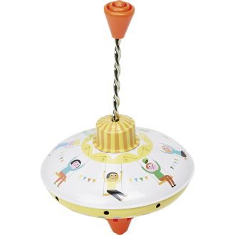 Vilac Kis fém pörgettyű 1ks fehér - JátékManufaktúra