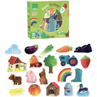 Vilac - Fa mágnesek: Vidék - JátékManufaktúra