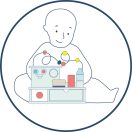 Vilac - Multifunkciós motorikus játékkonyha - JátékManufaktúra