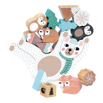 Vilac - Egyensúlyozó játék - Eddy mackó - JátékManufaktúra