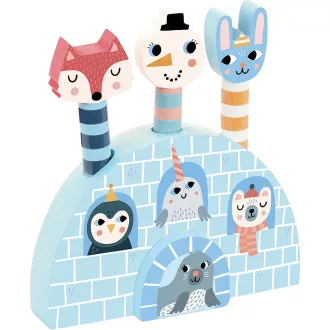 Vilac Fa kilövős játék - Állatok - Iceland - JátékManufaktúra