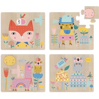 Vilac Fa puzzle - Mesélős történet - JátékManufaktúra