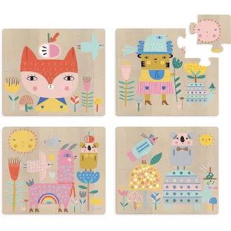 Vilac Fa puzzle - Mesélős történet - JátékManufaktúra