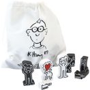 Vilac - Modern fa sakk Keith Haring designnal - JátékManufaktúra