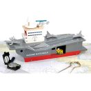 Vilac - Fa repülőgép-hordozó hajó kiegészítőkkel - JátékManufaktúra