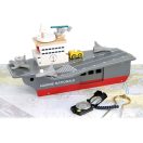 Vilac - Fa repülőgép-hordozó hajó kiegészítőkkel - JátékManufaktúra