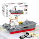 Vilac - Fa repülőgép-hordozó hajó kiegészítőkkel - JátékManufaktúra